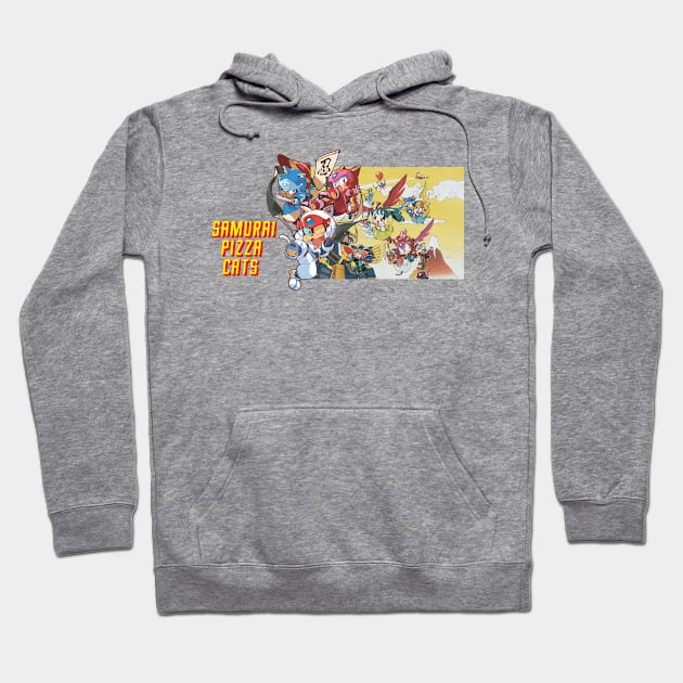 Samurai Pizza Cats Hoodie by Jaymz Weiss Designz